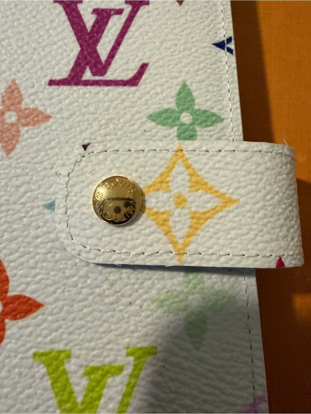 Louis Vuitton Multicolor White LV X TM agenda MM new never used